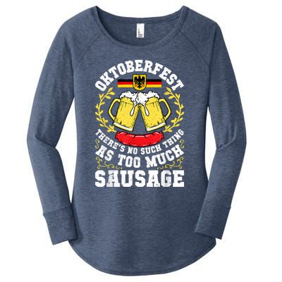 German Oktoberfest Funny Octoberfest Party Women Germany Women's Perfect Tri Tunic Long Sleeve Shirt