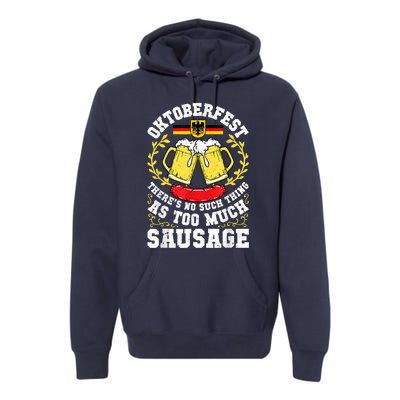 German Oktoberfest Funny Octoberfest Party Women Germany Premium Hoodie