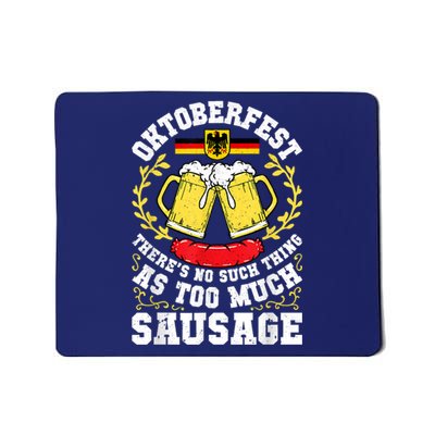 German Oktoberfest Funny Octoberfest Party Women Germany Mousepad