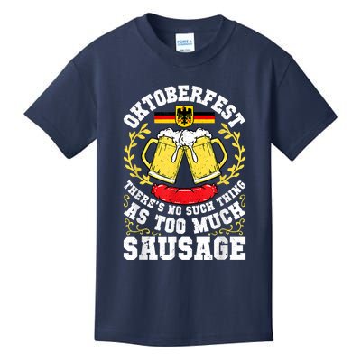 German Oktoberfest Funny Octoberfest Party Women Germany Kids T-Shirt