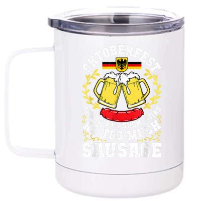 German Oktoberfest Funny Octoberfest Party Women Germany 12 oz Stainless Steel Tumbler Cup