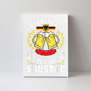 German Oktoberfest Funny Octoberfest Party Women Germany Canvas