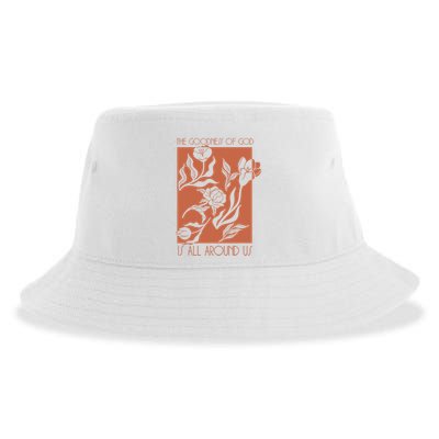 Goodness Of God Is All Around Us Sustainable Bucket Hat
