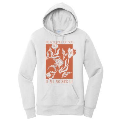 Goodness Of God Is All Around Us Women's Pullover Hoodie