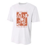 Goodness Of God Is All Around Us Youth Performance Sprint T-Shirt
