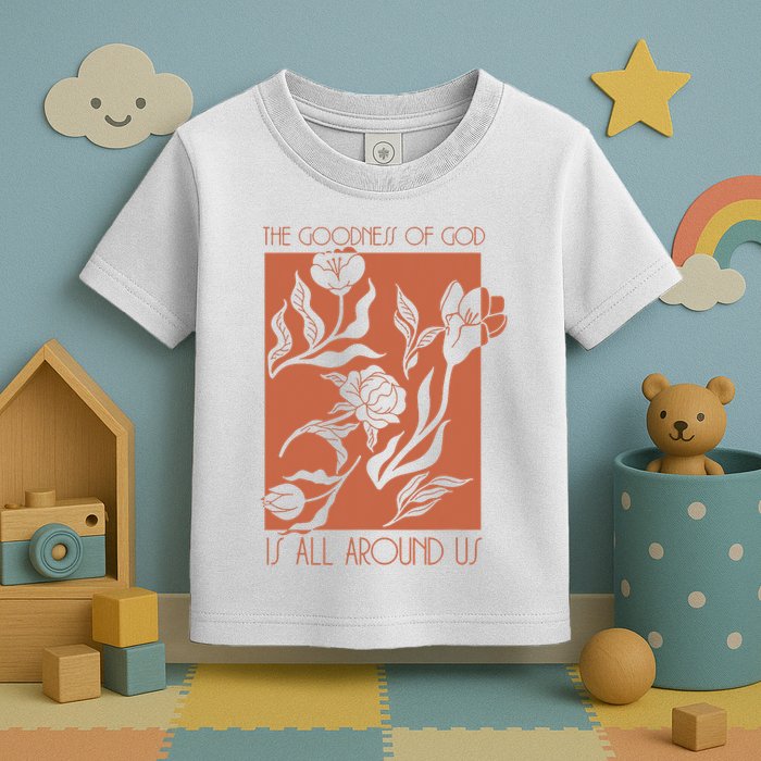Goodness Of God Is All Around Us Toddler T-Shirt