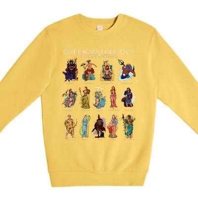 Gods Of Greek Mythology Premium Crewneck Sweatshirt