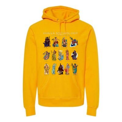 Gods Of Greek Mythology Premium Hoodie