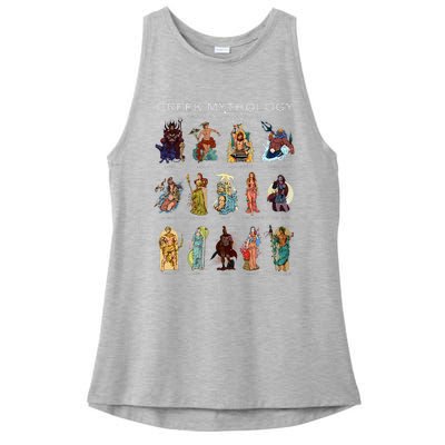 Gods Of Greek Mythology Ladies PosiCharge Tri-Blend Wicking Tank