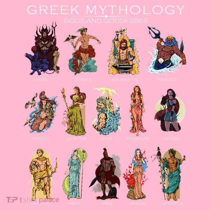 Gods Of Greek Mythology T-Shirt