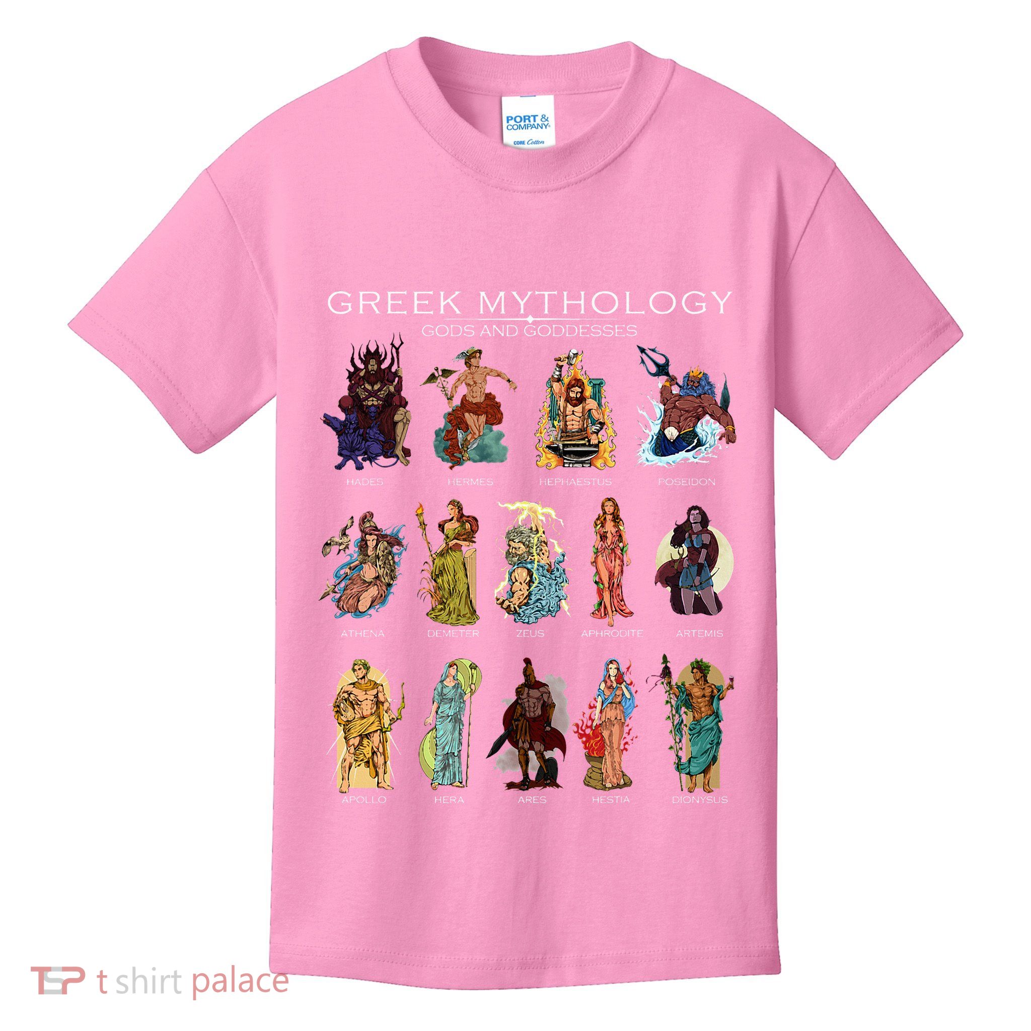 Gods Of Greek Mythology Kids T-Shirt