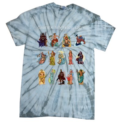 Gods Of Greek Mythology Tie-Dye T-Shirt