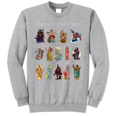 Gods Of Greek Mythology Tall Sweatshirt