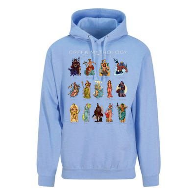 Gods Of Greek Mythology Unisex Surf Hoodie