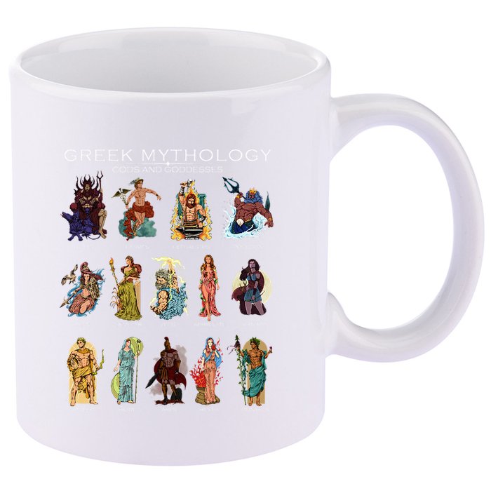 Gods Of Greek Mythology 11oz C Handle Ceramic Mug