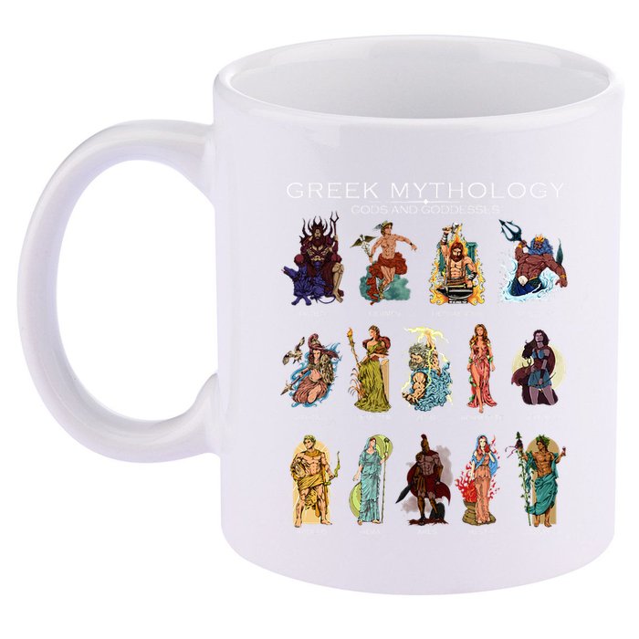Gods Of Greek Mythology 11oz C Handle Ceramic Mug
