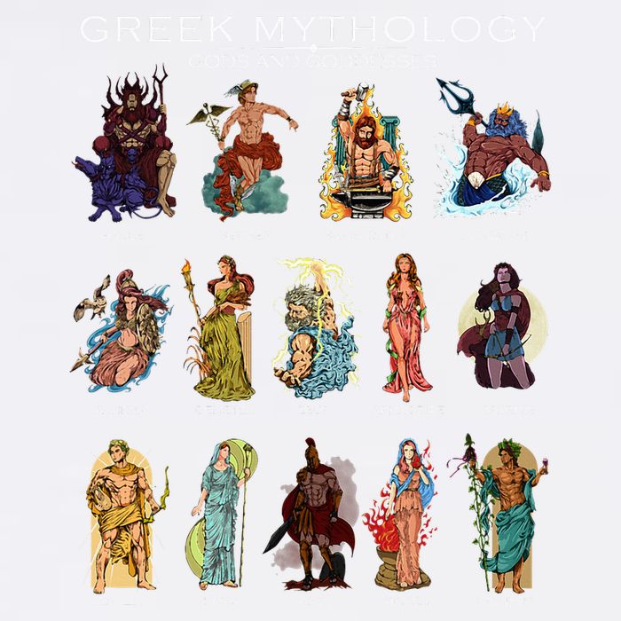 Gods Of Greek Mythology 11oz C Handle Ceramic Mug