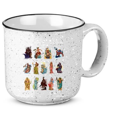 Gods Of Greek Mythology 15oz Campfire Ceramic Mug