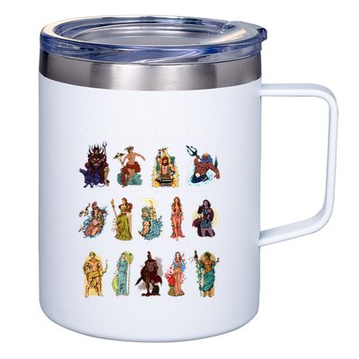 Gods Of Greek Mythology 12oz Stainless Steel Coffee Mug