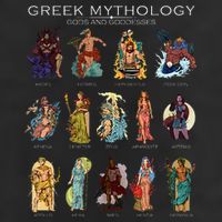 Gods Of Greek Mythology Adult Drive Performance Visor