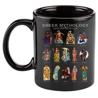 Gods Of Greek Mythology 11oz C Handle Ceramic Mug