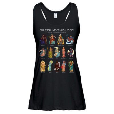 Gods Of Greek Mythology Ladies Essential Flowy Tank