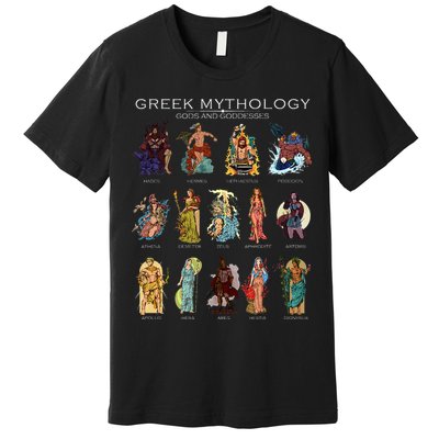 Gods Of Greek Mythology Premium T-Shirt