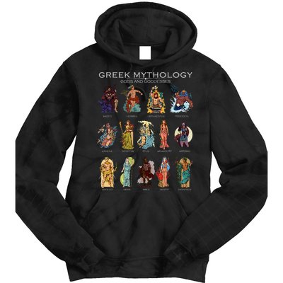 Gods Of Greek Mythology Tie Dye Hoodie