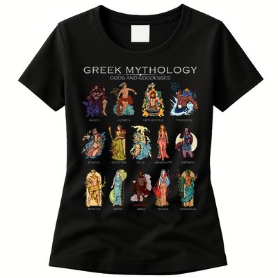 Gods Of Greek Mythology Womens T-Shirt