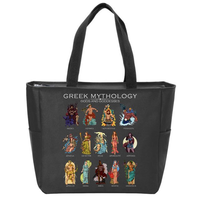 Gods Of Greek Mythology Zip Tote Bag