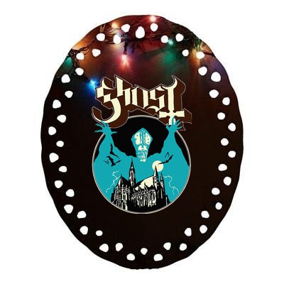 Ghost – Opus Ceramic Oval Ornament