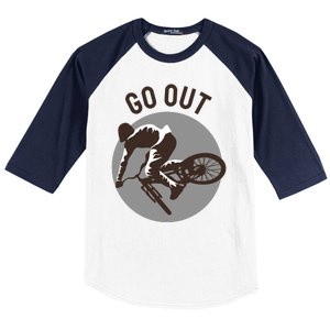 Go Out Baseball Sleeve Shirt