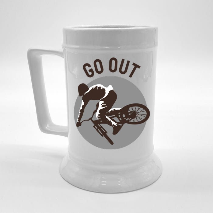 Go Out Beer Stein