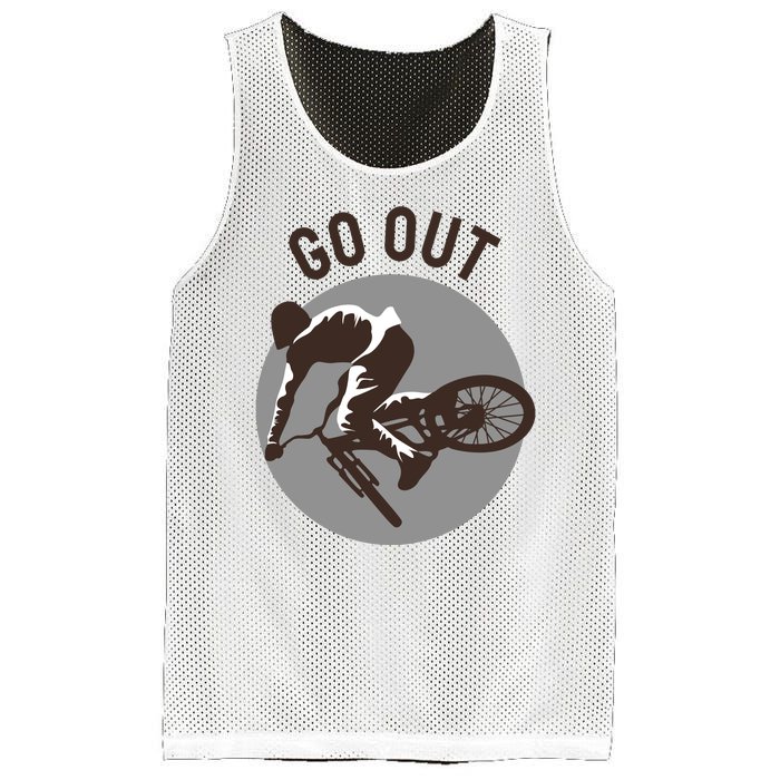 Go Out Mesh Reversible Basketball Jersey Tank