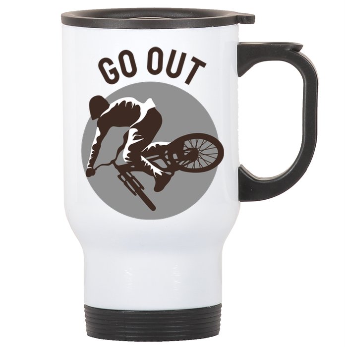 Go Out Stainless Steel Travel Mug