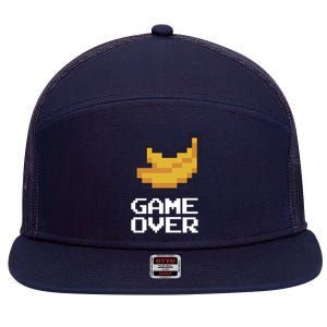 Game Over 7 Panel Mesh Trucker Snapback Hat