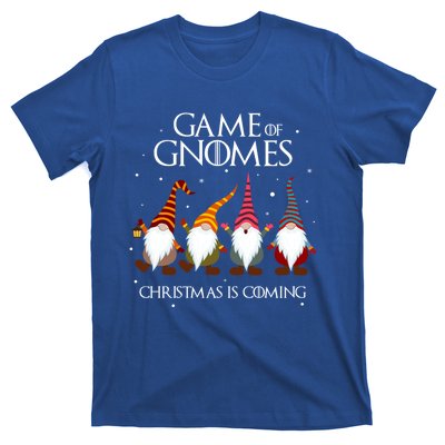 Game Of Gnomes Christmas Is Coming Funny Three Gnomes Xmas Gift T-Shirt