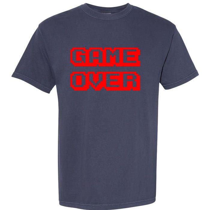 Game Over Gamer Videogamer Arcade Retro Vintage Fun Garment-Dyed Heavyweight T-Shirt