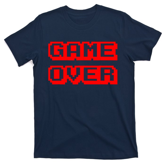 Game Over Gamer Videogamer Arcade Retro Vintage Fun T-Shirt