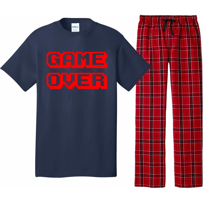 Game Over Gamer Videogamer Arcade Retro Vintage Fun Pajama Set