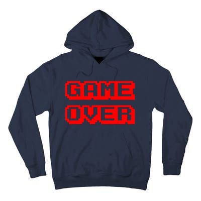 Game Over Gamer Videogamer Arcade Retro Vintage Fun Tall Hoodie