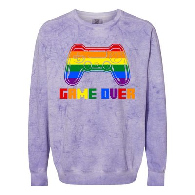 Game Over Colorblast Crewneck Sweatshirt