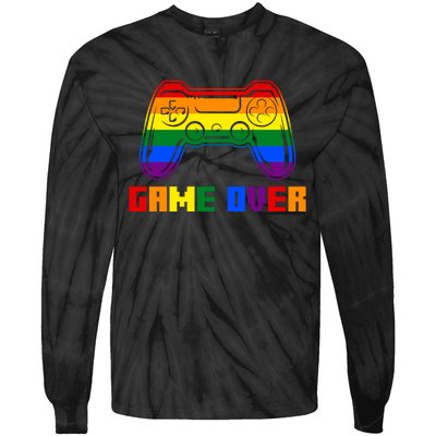 Game Over Tie-Dye Long Sleeve Shirt