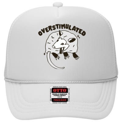 Gotfunny Overstimulated High Crown Mesh Back Trucker Hat