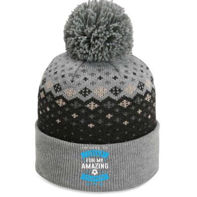 Grandma Or Grandpa Proud Soccer The Baniff Cuffed Pom Beanie