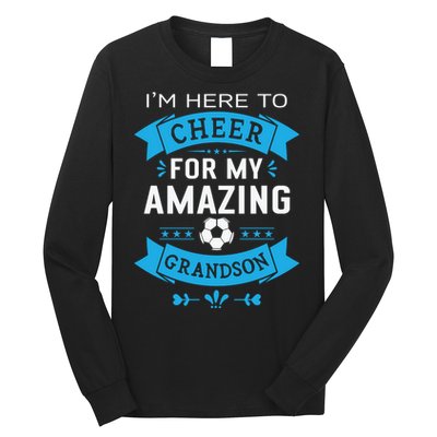 Grandma Or Grandpa Proud Soccer Long Sleeve Shirt