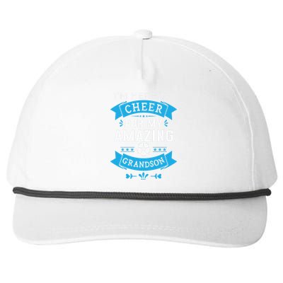 Grandma Or Grandpa Proud Soccer Snapback Five-Panel Rope Hat