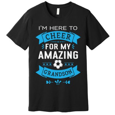 Grandma Or Grandpa Proud Soccer Premium T-Shirt