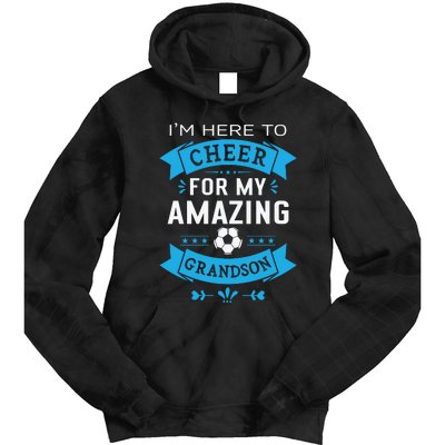 Grandma Or Grandpa Proud Soccer Tie Dye Hoodie