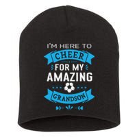 Grandma Or Grandpa Proud Soccer Short Acrylic Beanie